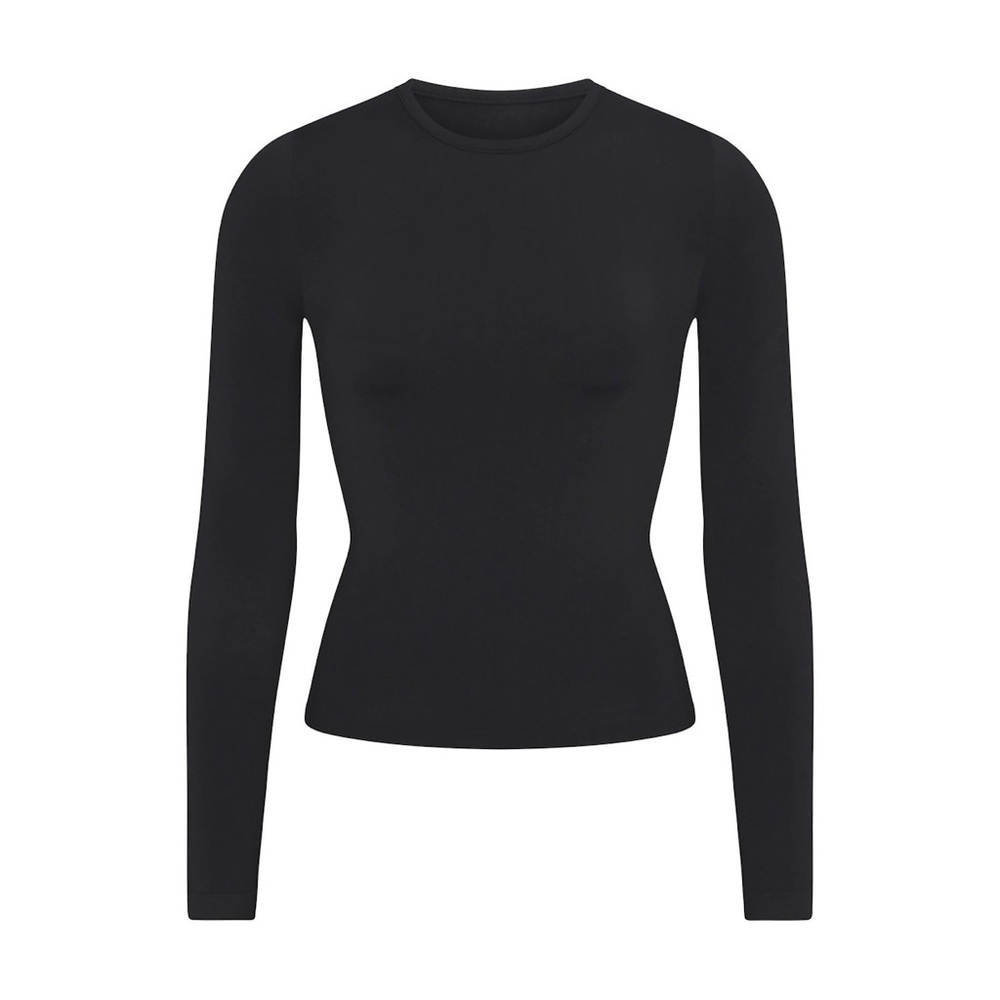 Skims Soft Smoothing Seamless Long Sleeve T-Shirt Eclipse